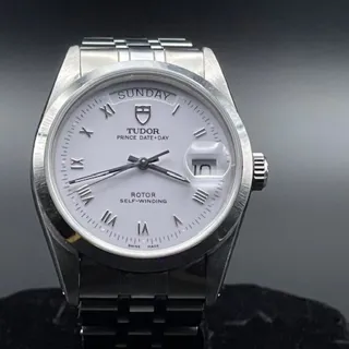 Tudor Prince Date 76200 Stainless steel Silver