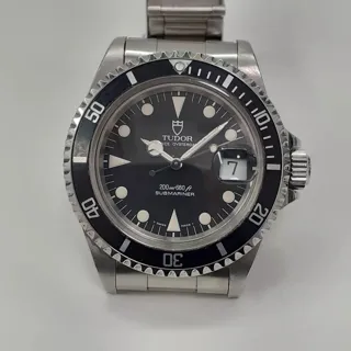 Tudor Submariner 79090 Stainless steel Black