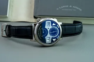 A. Lange & Söhne Zeitwerk 145.029 White gold Black