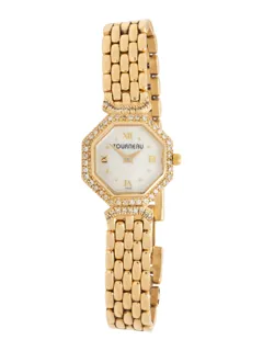 Tourneau 14k yellow gold White