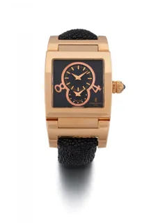 de Grisogono Instrumentino 18k rose gold Black