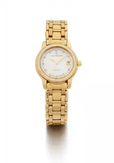 Carl F. Bucherer 369-069-3 18k yellow gold White