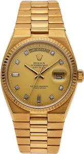 Rolex Day-Date Oysterquartz 19018 Yellow gold Champagne