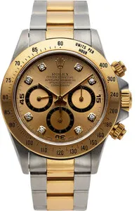 Rolex Daytona 16523 18k Gold and Stainless steel Champagne