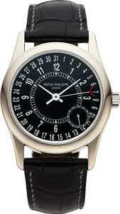 Patek Philippe Calatrava 6000G 18k white gold Black