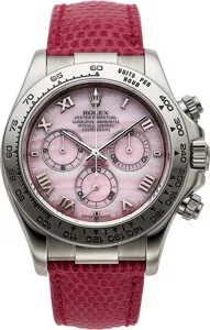 Rolex Daytona 18k white gold White