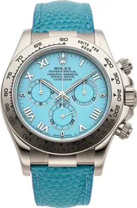 Rolex Daytona 16519 White gold Blue