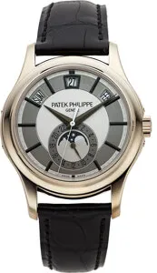 Patek Philippe Annual Calendar 5205 18k white gold Black and Gray