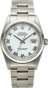 Rolex Datejust 36 16200 Stainless steel White