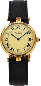 Cartier Vendôme Stainless steel and Gold-plated Golden