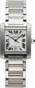 Cartier Tank Française 2302 Stainless steel Silver