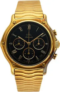 Ebel 18k yellow gold Black