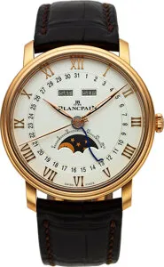 Blancpain 6654 18k yellow gold White