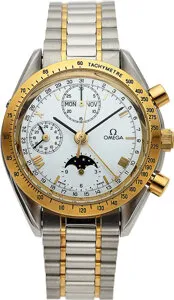 Omega Speedmaster Professional Moonwatch Moonphase 175.0034 Yellow gold and Stainless steel White