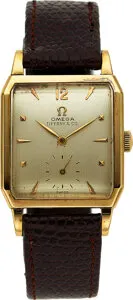 Omega 14k yellow gold Silver