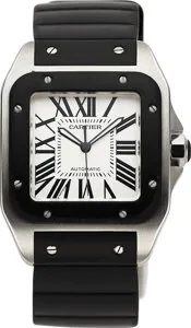 Cartier Santos 100 Stainless steel White