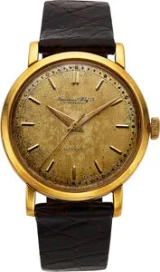 IWC 18k yellow gold