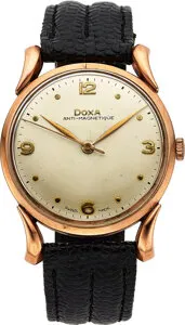 Doxa 14k rose gold Silver