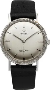 Omega 18k white gold Silver