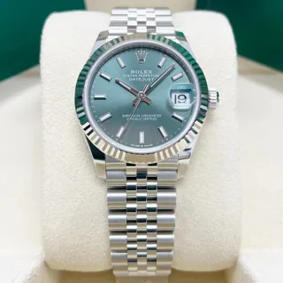 Rolex Datejust 31 278274-0018 White gold and Stainless steel Green