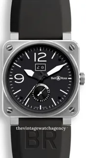 Bell & Ross Instruments BR0390BLST Stainless steel Black