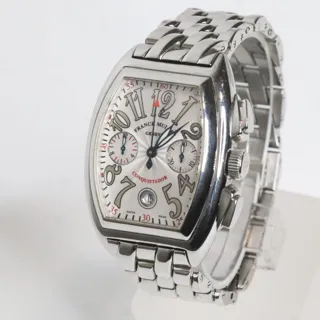 Franck Muller Conquistador 8001 CC Stainless steel Silver