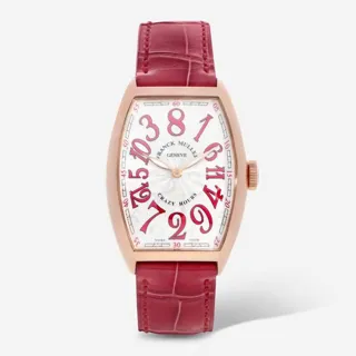 Franck Muller Crazy Hours 5850 CH II RGE 32mm Rose gold White