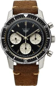 Heuer Autavia 2446C Stainless steel Black