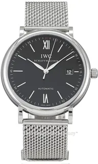 IWC Portofino IW356506 Stainless steel Black