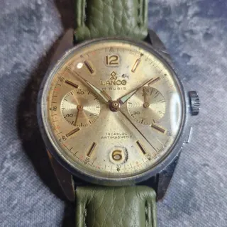 Lanco 37mm Stainless steel Golden