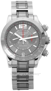 Longines Admiral L3.667.4.06.7 Ceramic and Stainless steel Gray