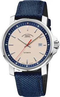 Mühle Glashütte 29er Big M1-25-36-CB-I Stainless steel Blue