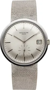 Patek Philippe Calatrava 3445 18k white gold Silver