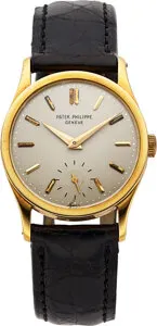 Patek Philippe Calatrava 96 18k yellow gold Silver