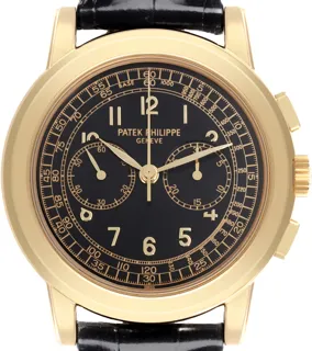 Patek Philippe Chronograph 5070J-001 Yellow gold Black