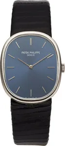 Patek Philippe Ellipse 3848G 18k white gold Blue