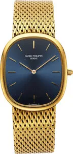 Patek Philippe Ellipse 3938 18k yellow gold Blue