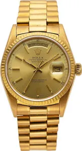 Rolex Day-Date 36 18038 Yellow gold Champagne