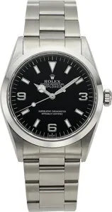 Rolex Explorer 14270 Stainless steel Black