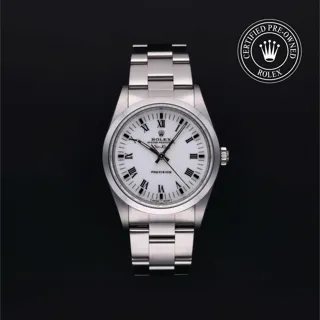 Rolex Oyster Perpetual 34 14000-0002 Oystersteel White