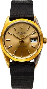 Rolex Oyster Perpetual Date 15505 Stainless steel and Gold-plated Champagne