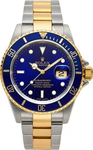 Rolex Submariner 16613 Stainless steel and 18k yellow gold Blue