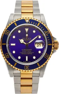 Rolex Submariner 16613 18k Gold and Stainless steel Blue