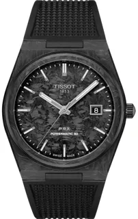 Tissot T-Classic T137.907.97.201.00 40.5mm 316L stainless steel$black and grey marbled forged carbon Black