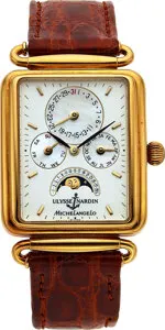 Ulysse Nardin Michelangelo 161-42 18k yellow gold White