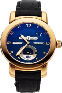 Ulysse Nardin 18k rose gold Blue