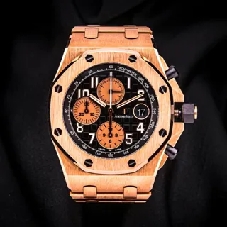 Audemars Piguet Royal Oak Offshore 26470OR.OO.1000OR.03 42mm Rose gold Black and Golden