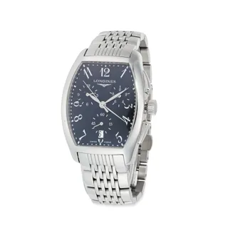 Longines Evidenza L2.656.4 Stainless steel Black