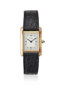 Cartier Tank 366001 Vermeil Silver