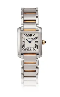 Cartier Tank Française 2384 Stainless steel Silver